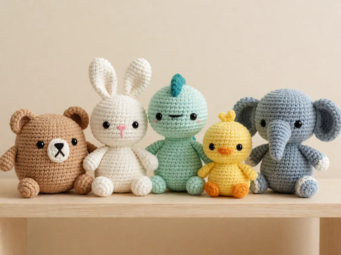 15 Easy Amigurumi Crochet Patterns for Absolute Beginners
